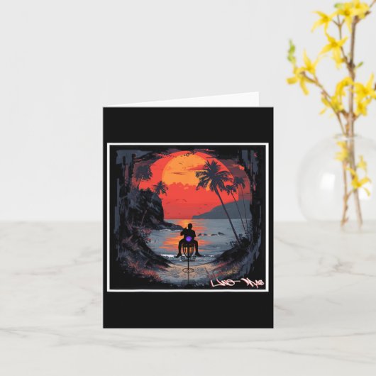 Uno Mas - Disk Golf Karte (Gelbe Blume)