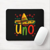 Uno Mein erster mexikanischer Geburtstag Cinco De Mousepad (Mit Mouse)