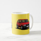 Uno Mille Turbo, d.h. - zwei Bilder Coffee Tasse (VorderseiteRechts)