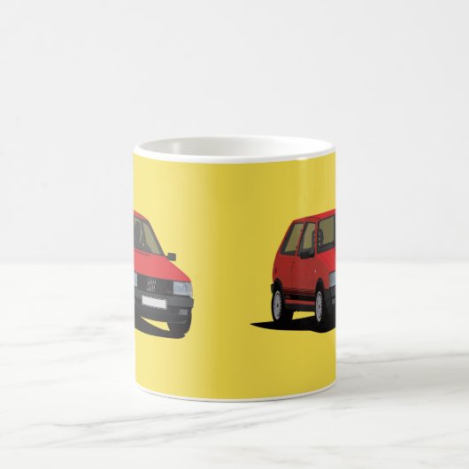 Uno Mille Turbo, d.h. - zwei Bilder Coffee Tasse (Mittel)