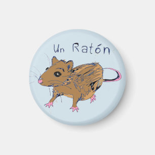 UNO Ratón (eine Ratte) Magnet