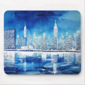 UNO u. Stadtmitte-East River Winter Mousepad (Vorne)
