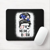 Unordentliche Fußballmutter Baseballmutter beider  Mousepad (Mit Mouse)