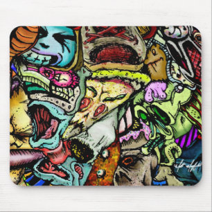 Unordentliche Mausunterlage Mousepad