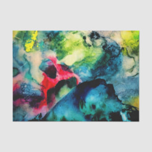 Unordentliche-Palette-Kühle-abstrakte-Muster Seidenpapier