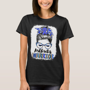 Unordentlicher Dutt Arthritis Kriegerin T-Shirt