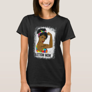 Unordentlicher Dutt Frauen Unzerbrechliche Autismu T-Shirt