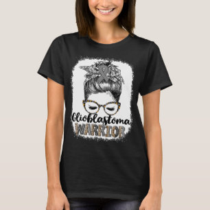 Unordentlicher Dutt Glioblastom-Kriegerin T-Shirt