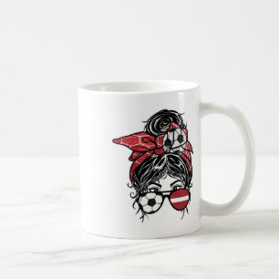 Unordentlicher Dutt Haare Lettische Fußballerin Le Kaffeetasse
