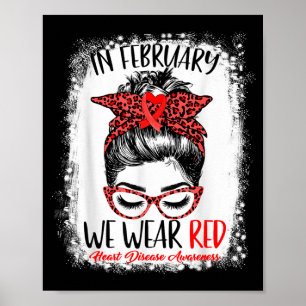 Unordentlicher Haarknoten Im Februar tragen wir Ro Poster