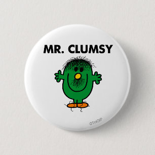 Unordentlicher Herr Tollpatsch Button