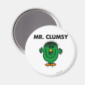 Unordentlicher Mr. Clumsy Magnet (Vorderseite/Rückseite)