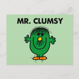 Unordentlicher Mr. Clumsy Postkarte