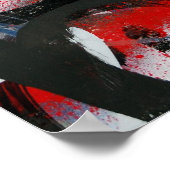 unordentliches Graffiti-Poster Poster (Ecke)