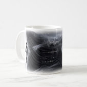 Unordnung — Surrealer Dunkler Kunstbecher Kaffeetasse (Vorderseite Links)