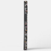 Unordnung von grobem Lachs und grauem Mosaik Case-Mate iPhone Hülle (Rückseite / Rechts)