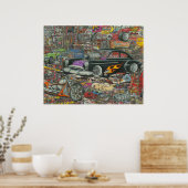 Unorganisiertes Bliss Poster (Küche)