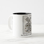 Unorthodoxe Kunst-Tasse Zweifarbige Tasse (Vorderseite Links)