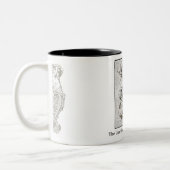 Unorthodoxe Kunst-Tasse Zweifarbige Tasse (Links)