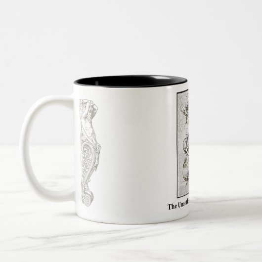 Unorthodoxe Kunst-Tasse Zweifarbige Tasse (Links)