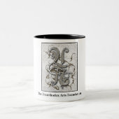 Unorthodoxe Kunst-Tasse Zweifarbige Tasse (Mittel)