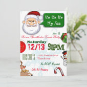 Unorthodoxe Xmas-Party Einladungen (Stehend Vorderseite)