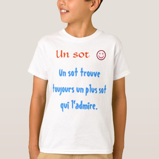UNOsot trouve toujours UNO plus Sot qui l'admire. T-Shirt (Vorderseite)