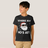 Unpassende Weihnachten Funny Funny Weihnachten Wo T-Shirt (Vorne ganz)