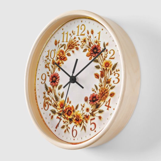 Unperfekte Blume-Uhr Uhr (Winkel)