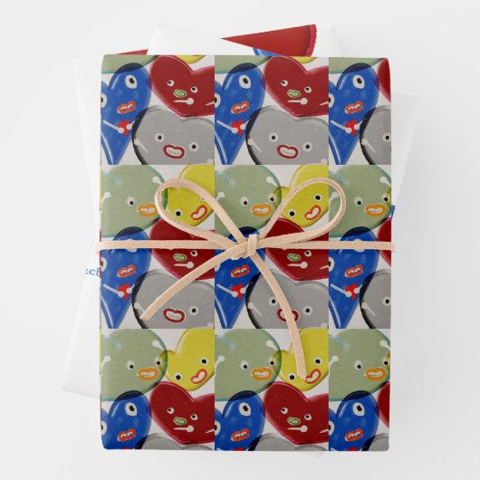 Unperfekte Liebespuppe Geschenkpapier Set (Beispiel)