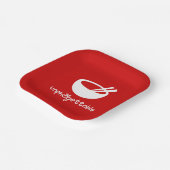 Unphở gettable Bandana Pappteller (Gewinkelt)