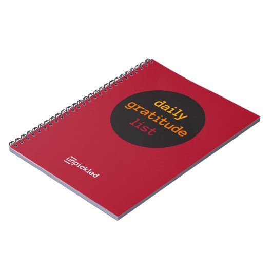 UnPickled Dankbarkeits-Zeitschrift Notizblock (Linke Seite)