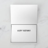 Unpleasant Birthday Card Karte (Innenseite)