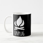 Unplug Camp Camping-Feuerstelle Lagerfeuer Rustika Kaffeetasse (Links)