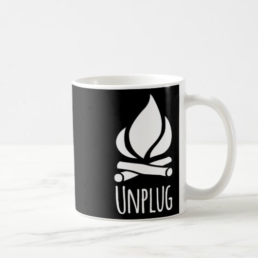 Unplug Camp Camping-Feuerstelle Lagerfeuer Rustika Kaffeetasse (Rechts)
