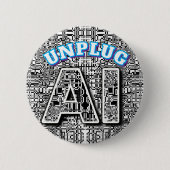 UNPLUG KI BUTTON (Vorderseite)