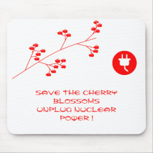 UNPLUG NUKLEARER POWER MOUSEPAD