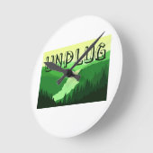 Unplug Runde Wanduhr (Winkel)