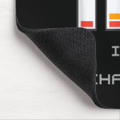 Unplugged &amp; Energized_ Cool Battery Design  Mousepad (Ecke)