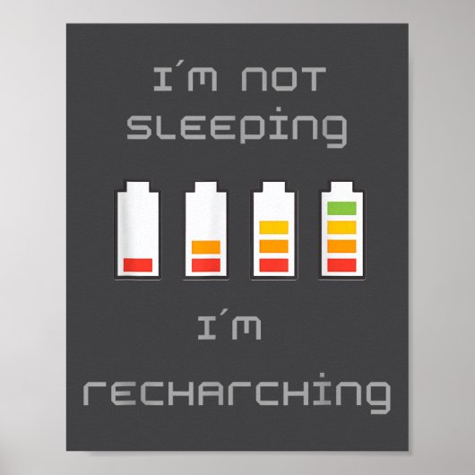 Unplugged & Energized_ Cool Battery Design Poster (Vorne)