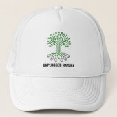 Unplugged Nature Circuit Tree USB Truckerkappe (Vorderseite)
