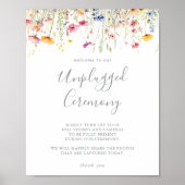 Unplugged Wildblume Poster (Vorne)