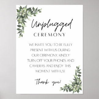 Unplugged Zeremony Poster