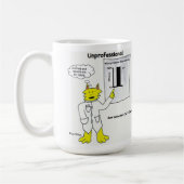 Unprofessionell: Schlechte Wissenschaftler-Tasse Kaffeetasse (Links)