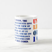 "Unqualifizierte Meinung " Kaffeetasse (Mittel)