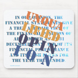 "Unqualifizierte Meinung " Mousepad