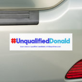 Unqualifizierter Donald/Weiß Autoaufkleber (Auf Auto)