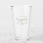 Unquenchable Flame - Glass Tumbler (Rückseite)