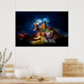 Unquenchable Flame - Mittleres Poster (Küche)