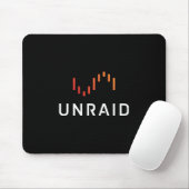 Unraid Mausunterlage - Schwarzes Mousepad (Mit Mouse)
